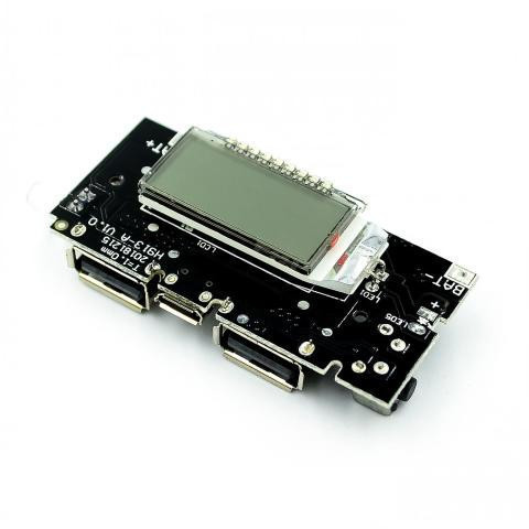 Dual USB 5V 1A 2.1A Mobile Power Bank 18650 Battery Charger PCB Power Module